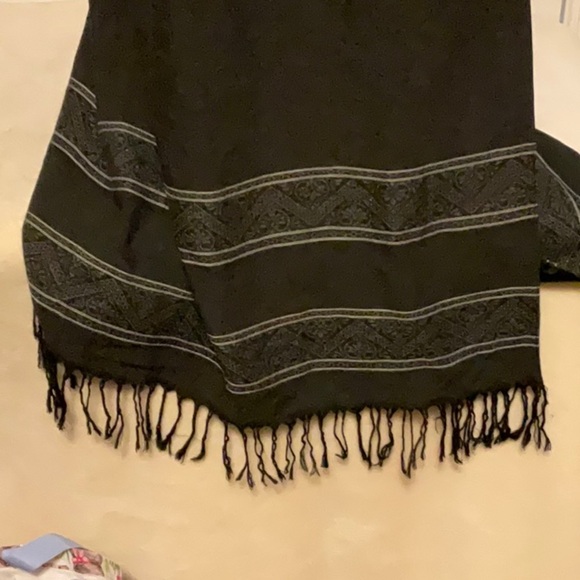 Talbots Black Asymmetrical Sheath Dress V-Neck Sleeveless - Picture 4 of 11